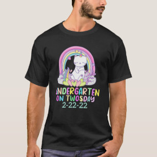 Kitten Rainbow Kindergarten am 2. T-Shirt
