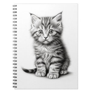 Kitten Sketch Notizblock