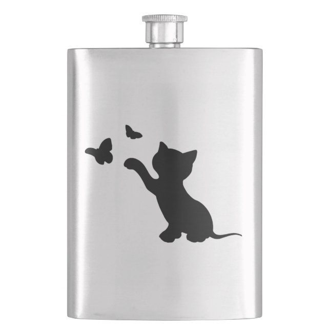 KITTEN SPIELEN MIT SCHALTFLÄCHEN FLACHMANN (Vorderseite)