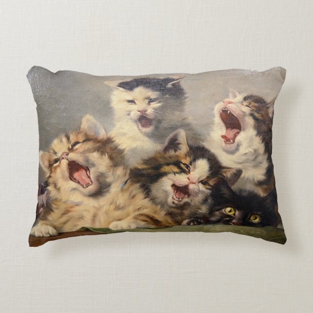 Kitten Symphony von Julius Adam II Dekokissen (Vorderseite)
