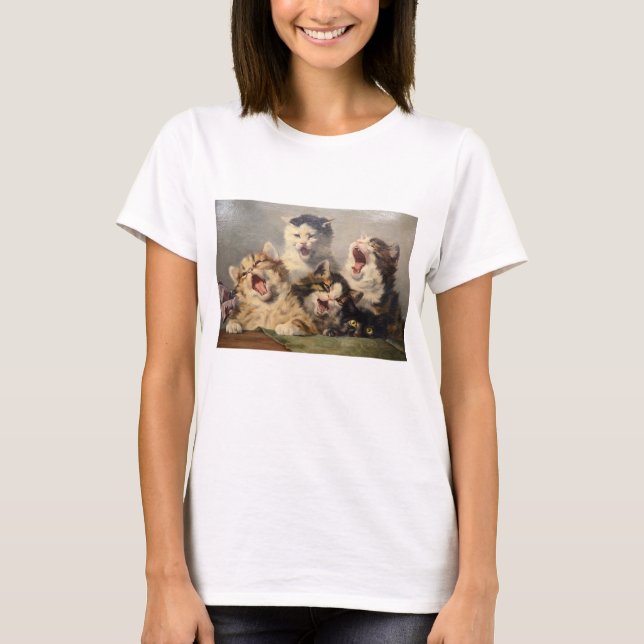 Kitten Symphony von Julius Adam II T-Shirt (Vorderseite)