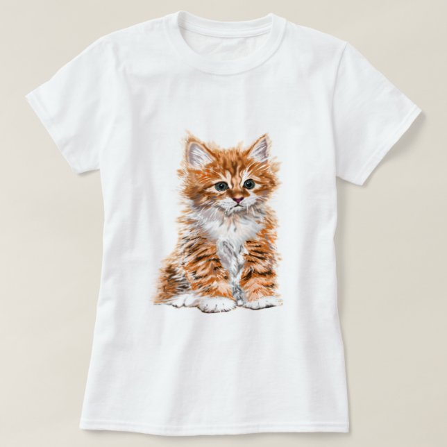 Kitten T-shirt (Design devant)