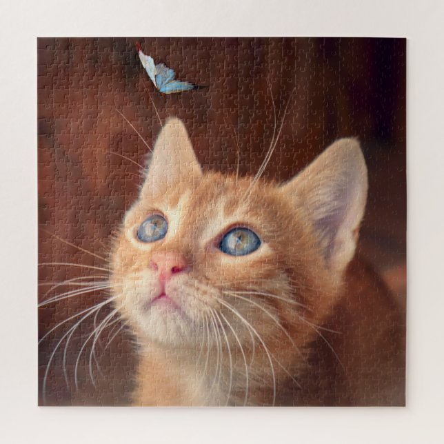 Kitten und Butterfly (Vertikal)