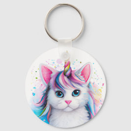 Kitten Unicorn Schlüsselanhänger