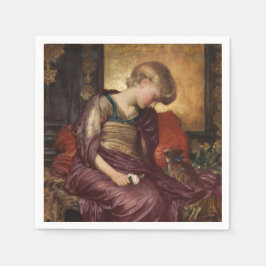 Kitten (von Frederic Leighton) Serviette