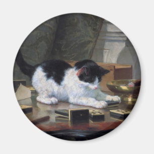 Kitten von Henriëtte Ronner Knip Magnet