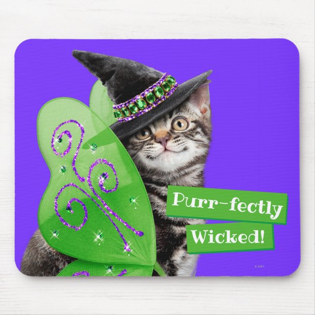 Kitten Witch Fairy Mousepad (Vorne)