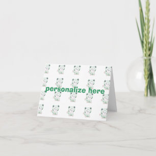 Kittenfrog notecard karte