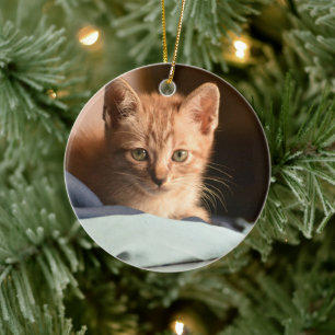 Kittens erste Weihnachten Keramik Ornament