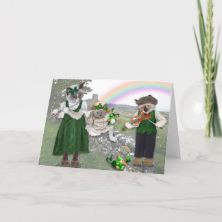 Kitten's St. Patrick's Day Grußkarte Karte