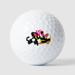 Kittens Valentine Golfball