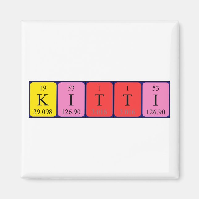 Kitti Periodenmagnet Magnet (Vorne)