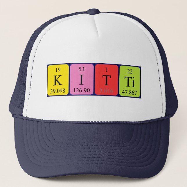 Kitti Periodenname Truckerkappe (Vorderseite)