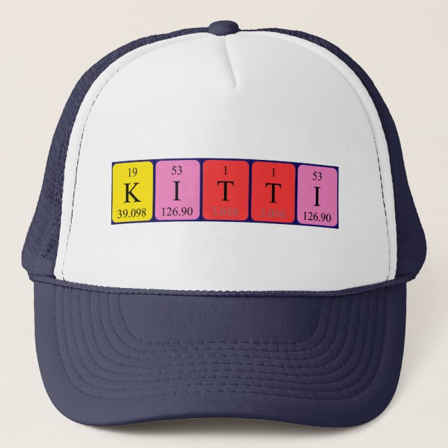 Kitti Periodenname Truckerkappe (Vorderseite)