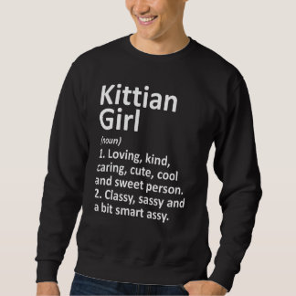 Kittian Girl Saint Kitts und Nevis Country Roots Sweatshirt
