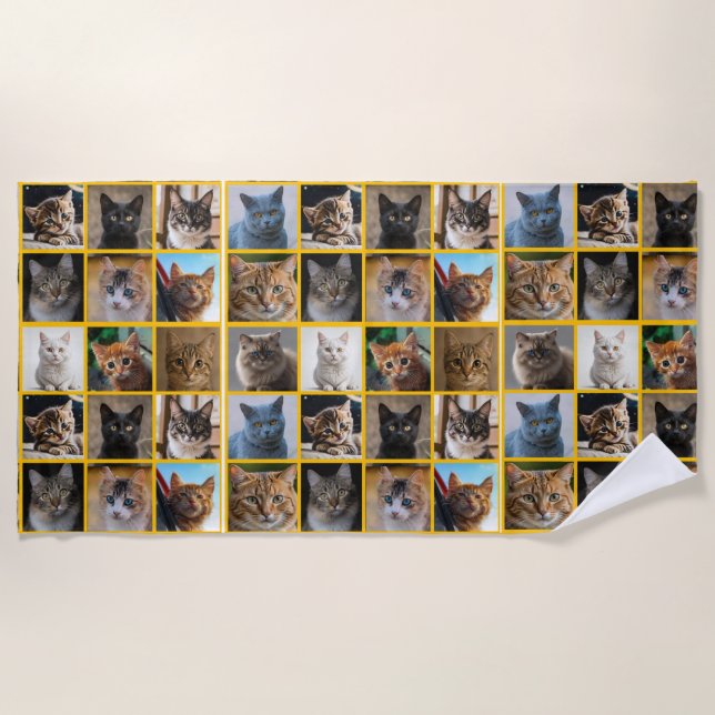 Kitties Everywhere Strandtuch (Vorderseite)