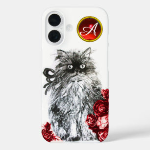 KITTKATZE, KÜCHE MIT ROTE ROSEN GEM MONOGRAM, weiß title_seo2