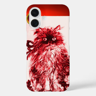 KITTKATZE - KÜCHE MIT ROTE ROSEN Gem Monogramm iPhone 16 Hülle