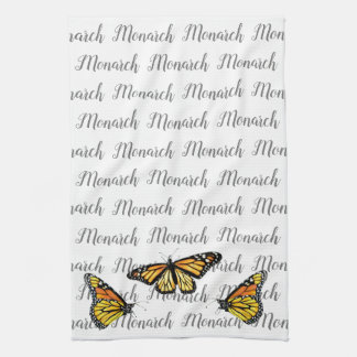 Kittuchhandtuch Monarch Script/Butterfett Geschirrtuch