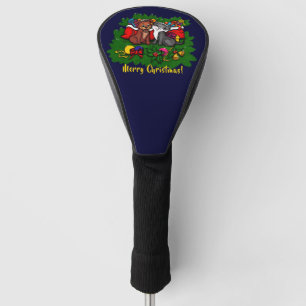 Kitty and Puppy , Happy XMas Golf Headcover