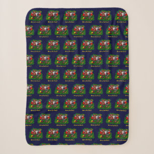 Kitty and Puppy , Happy XMas Sherpadecke