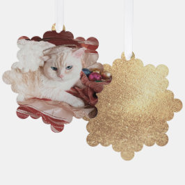 Kitty Angel zu Weihnachten Ornament Karte