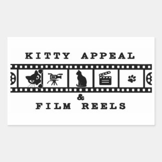 Kitty Appeal & Film Reels Autocollant Blanc