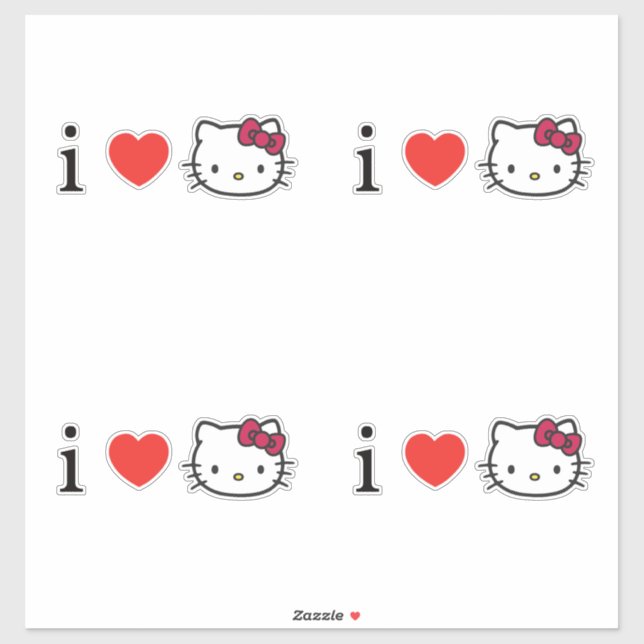 Kitty Aufkleber (Blatt)