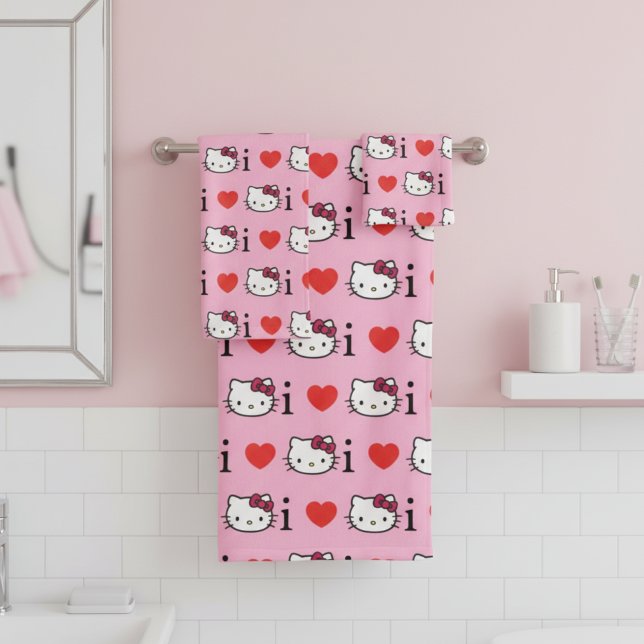 Kitty Badehandtuch-Set Badhandtuch Set (Von Creator hochgeladen)