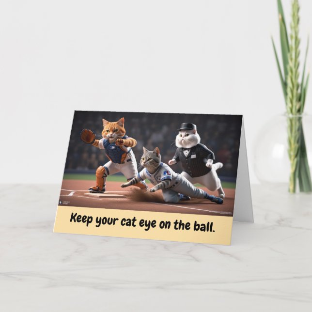Kitty Baseball Karte (Vorderseite)