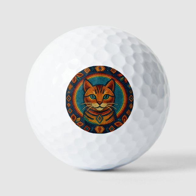 Kitty Beet Design Golfball (Vorderseite)