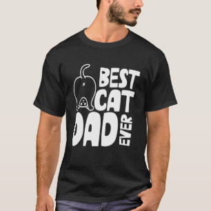 Kitty Best Cat Vater Ever Animal Vater's Day Cat B T-Shirt