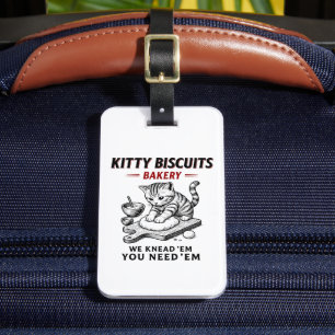 Kitty Biscuits Bäckerei Gepäckanhänger
