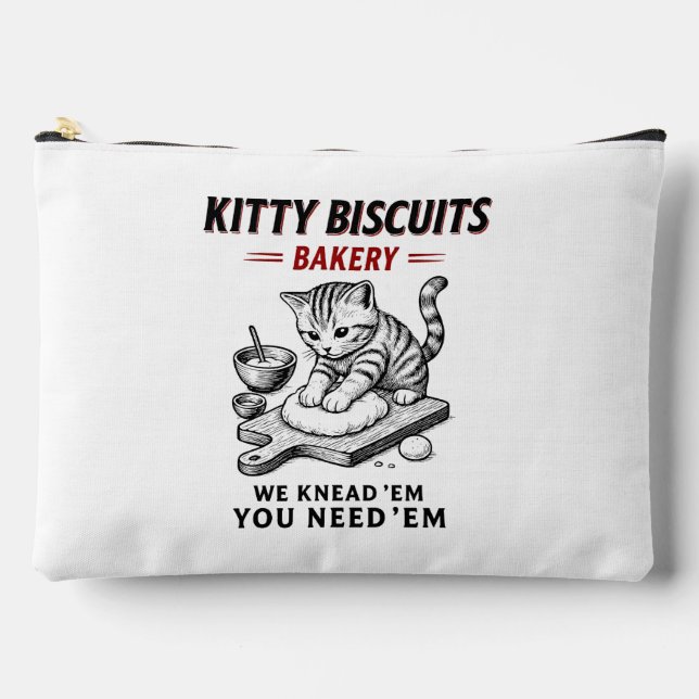 Kitty Biscuits Bäckerei Zubehörtasche (Vorderseite)