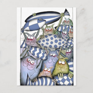 Kitty Blues Postkarte