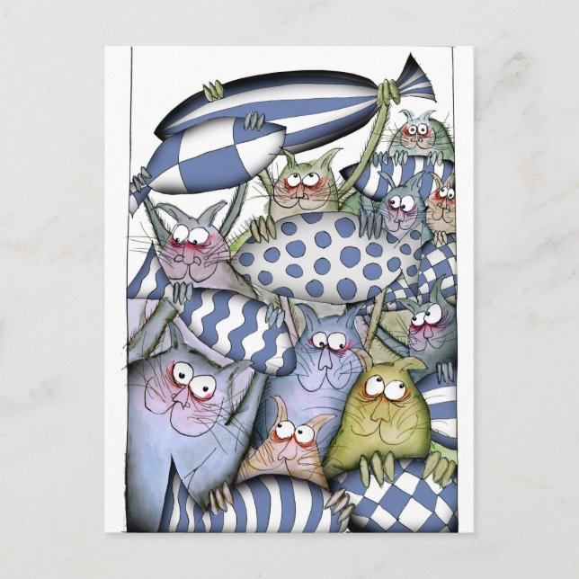 Kitty Blues Postkarte (Vorderseite)