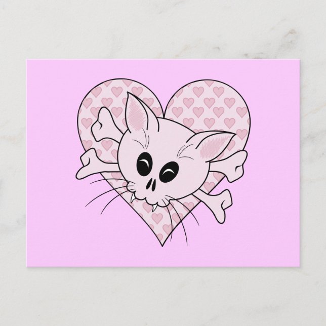 Kitty Bones Postkarte (Vorderseite)