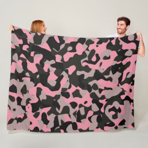 Kitty Camouflage Fleecedecke