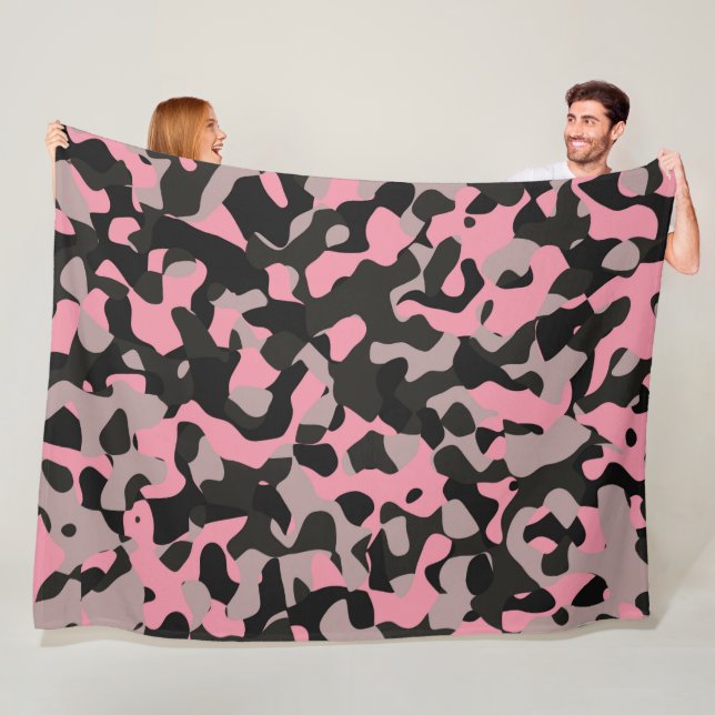 Kitty Camouflage Fleecedecke (Beispiel)