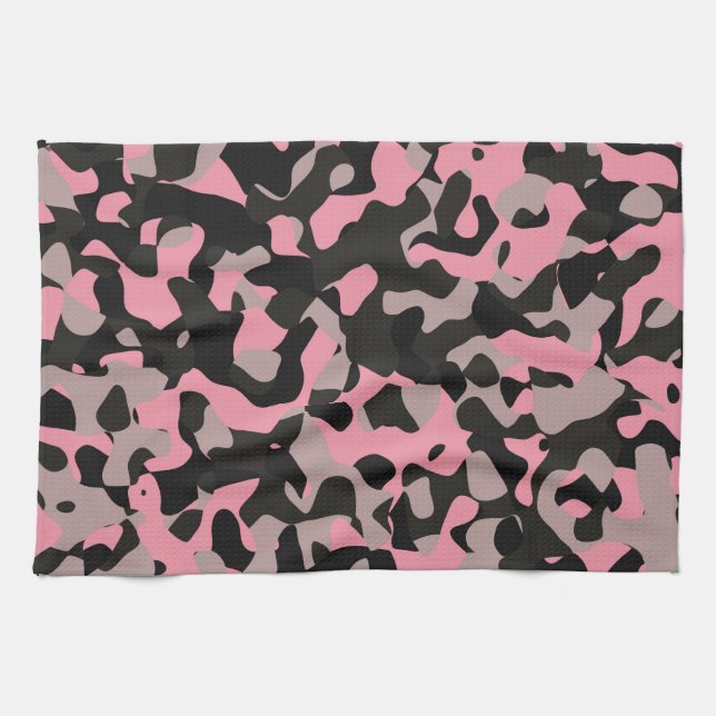 Kitty Camouflage Handtuch (Horizontal)