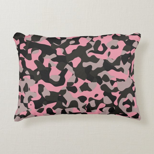 Kitty Camouflage Zierkissen (Vorderseite)