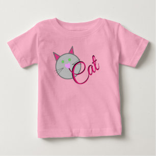 Kitty Cat Art Baby T-shirt