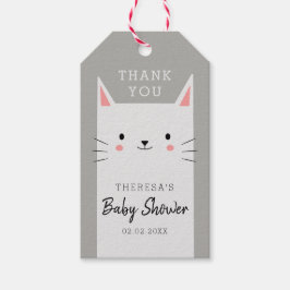 Kitty Cat Baby Shooter Vielen Dank für Ihre Unters Geschenkanhänger