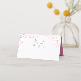 Kitty Cat Birthday Party Food Zelt Platzkarte