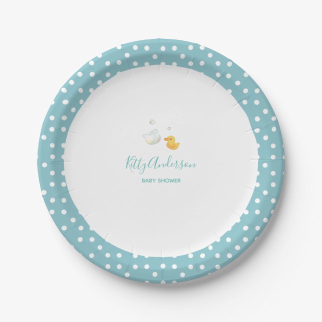 Kitty Cat Blume Blase Bath Pappteller (Vorderseite)