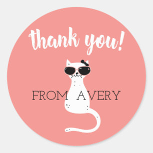 Kitty Cat Danke, Sticker
