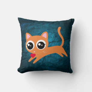 Kitty Cat Herzdieb Niedliches Geschenk Kissen