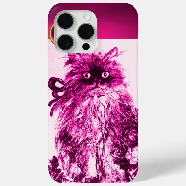 KITTY CAT - KITTEN, FUCHSIA PINK ROSES Gem Monogra title_seo2 (Rückseite)