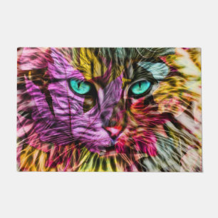 Kitty Cat Kitten Künstlerisch Design Fußmatte