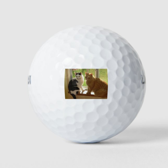 Kitty Cat Liebe Golfball (Vorderseite)